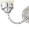 Progress Lighting Fluted Glass Collection Two-Light Bath & Vanity P3288-09ET - alternate 5